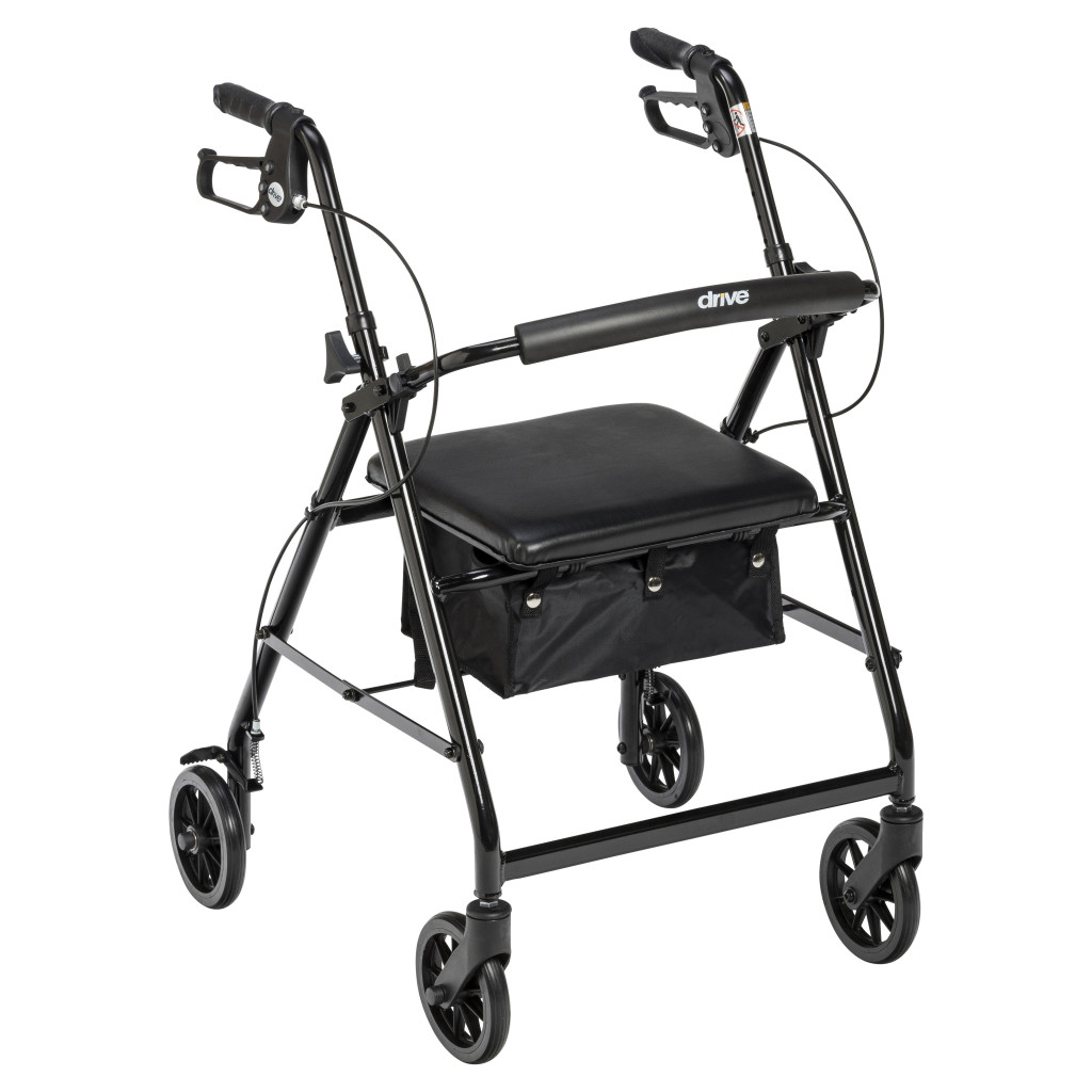 Black Aluminum Rollator
